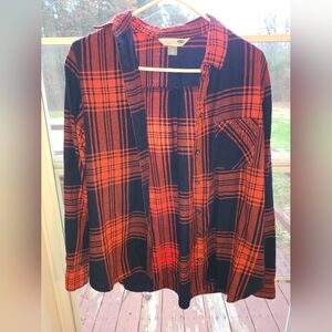 Old Navy women's classic flannel lg